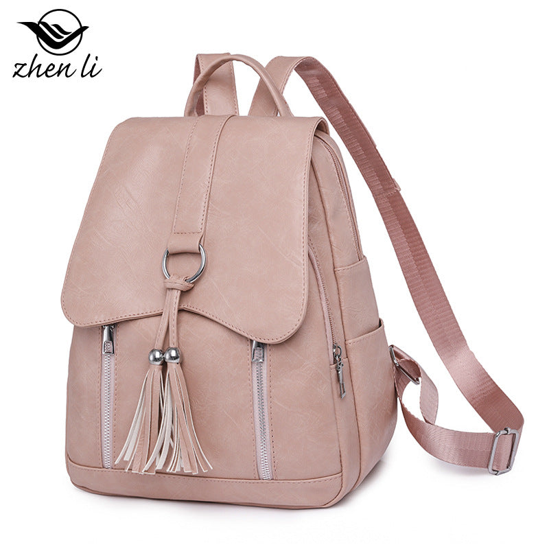 Wholesale Leather High-end Versatile Casual Backpack